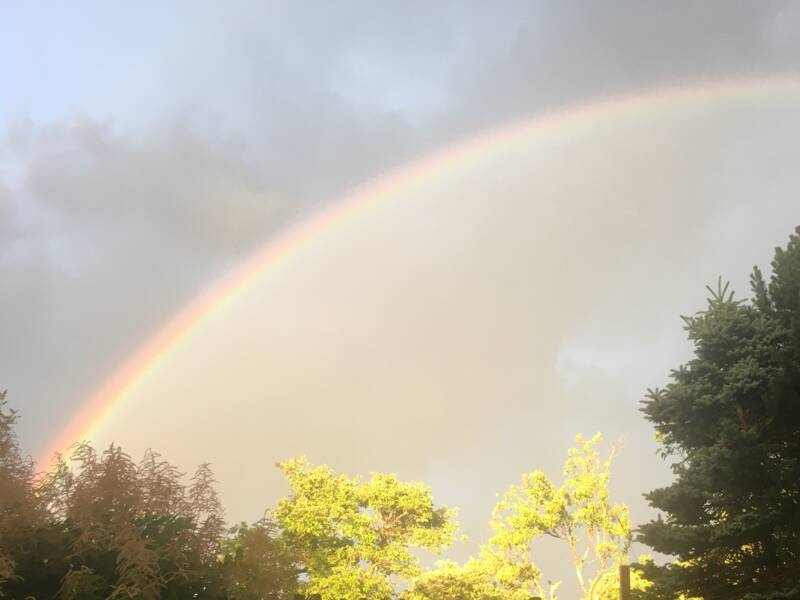 Regenbogen über Rötenberg